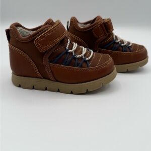 OSHKOSH B’GOSH Brown Kids Boots with Velcro Strap